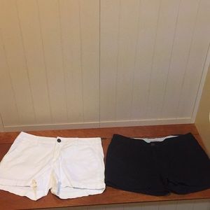 Navy and White Shorts
